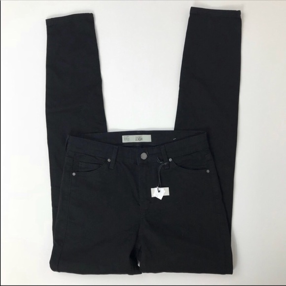 NWT Topshop Moto Black Ripped Knee Skinny Jeans - Picture 3 of 6